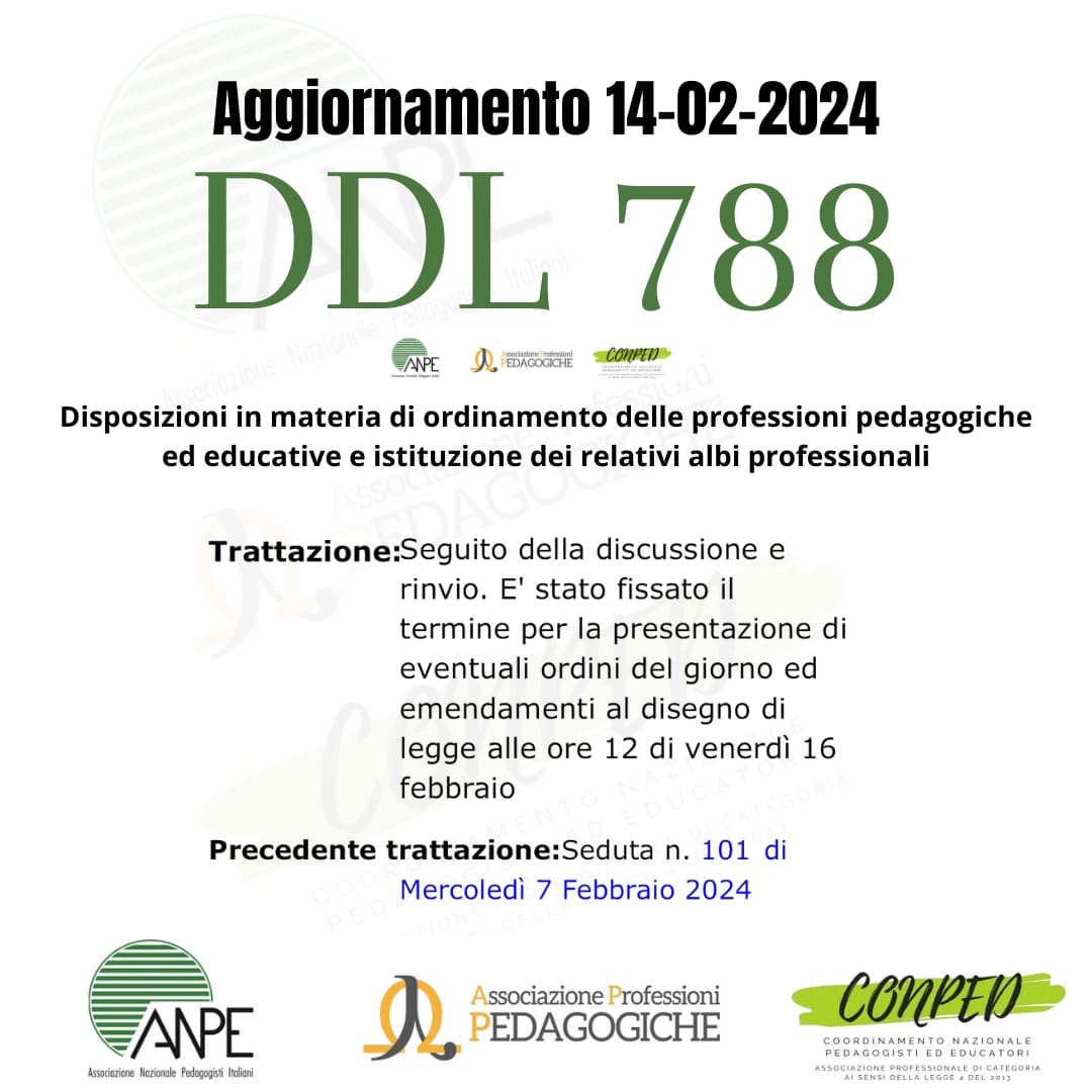 DDL 778 – Aggiornamento del 14/05/2024
